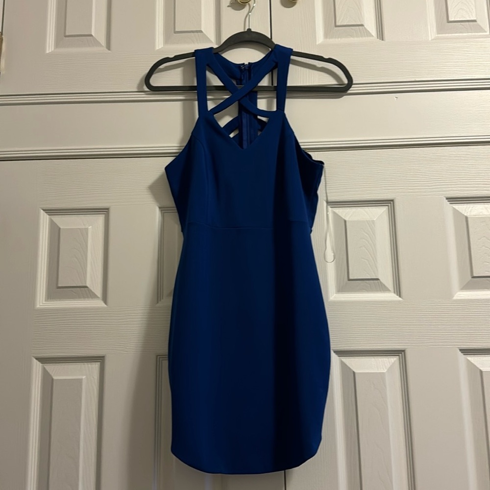 Blue party dress